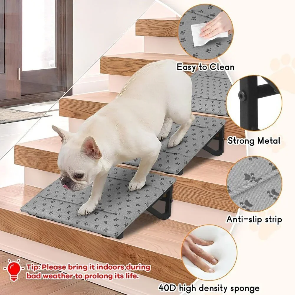 Dog Ramp with Anti-Slip Bump for Stairs